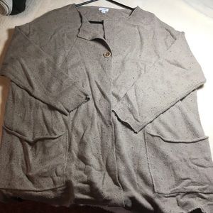 J Jill tan cardigan K